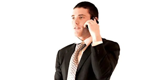 Busy Young Executive Stock Footage 8683489