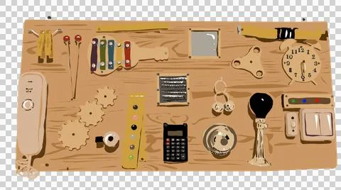 Busyboard 스톡 일러스트