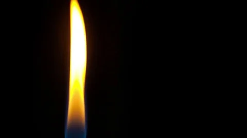 Butane gas burning on the dark Stock Footage 82192629