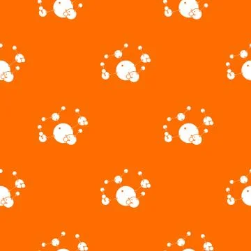 Butane pattern vector orange Stock Illustration