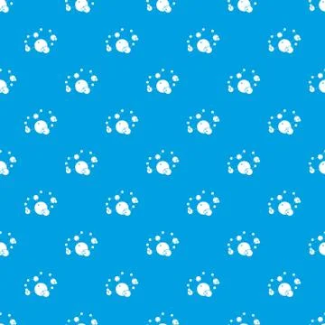 Butane pattern vector seamless blue Stock Illustration