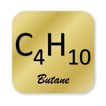 Butane symbol Stock Illustration