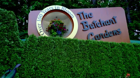 The Butchart Gardens Stock Footage