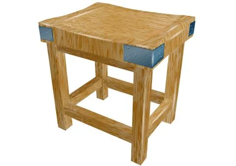 Butcher block Stock Illustration