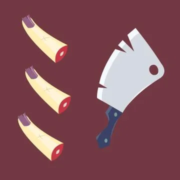 Butcher Stock Illustration