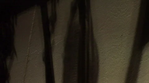 Butcher knives shadows Video stock 806381