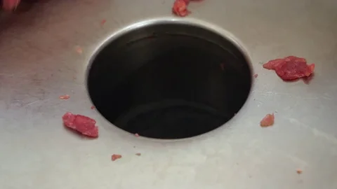 Butcher prepares ground beef Video stock 85301333