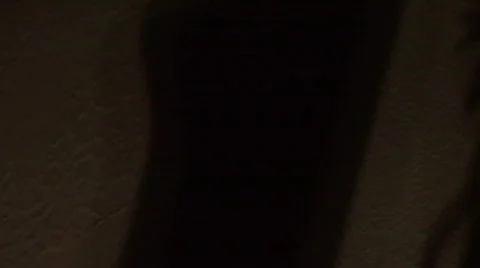Butcher shadow knife wall horror Video stock 806403