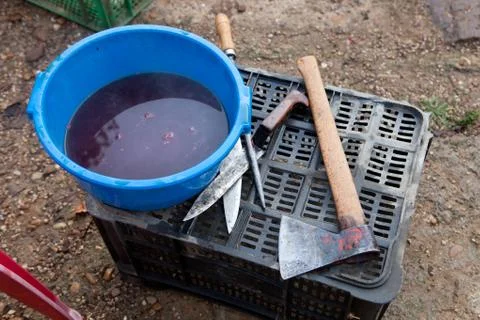 Butcher tools Stock Photos