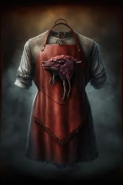 Butchers bib Stock Illustration