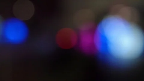 Butiful multicolor bokeh effect.Glitter multicolored light spots Stock Footage 122371229