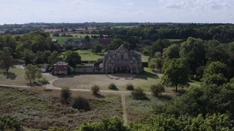 Butley Priory Drone Stock-Footage 233339101