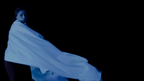 Butoh Dancer Performing 스톡 동영상 94923863