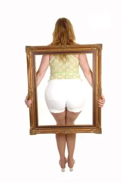 A butt in the frame. Stock Photos
