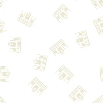 Butt welding machine glyph seamless pattern Stockillustratie