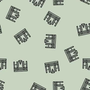 Butt welding machine line seamless pattern Stock Illustration