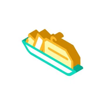 Butter add isometric icon vector illustration イラスト素材