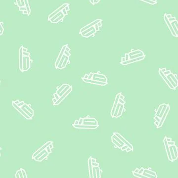 Butter add line vector seamless pattern Stock Illustration