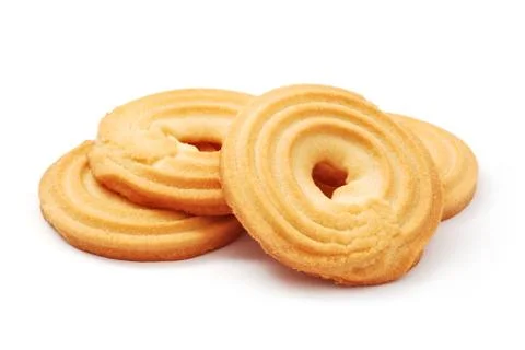 Butter biscuits Stock Photos