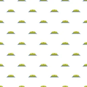Butter block on plate seamless vector pattern イラスト素材