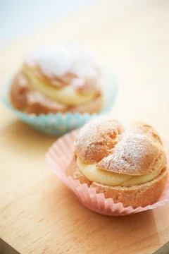 Butter Bread on Cutting Board Stock Photos