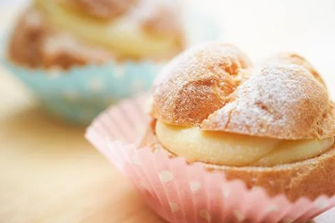 Butter Bread on Cutting Board Stock Photos