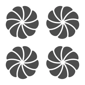 Butter buns solid icon, asian food concept, japanese milk bread rolls vector Stock Illustration