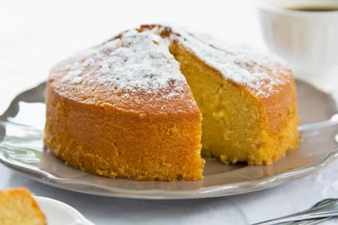 Butter cake Stock Photos