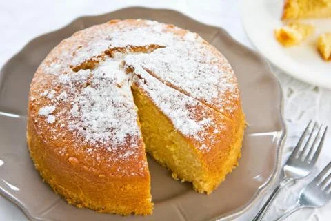 Butter cake Stock Photos