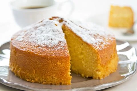 Butter cake Stock Photos