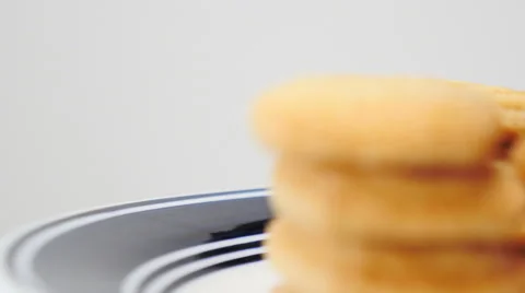 Butter Cookies Stock Footage 51313236
