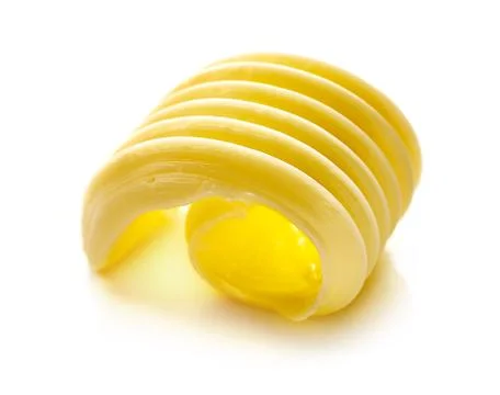 Butter curl Stock Photos