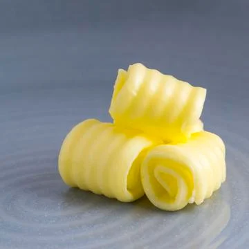 Butter curled background Stock Photos