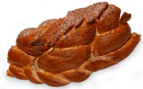 Butter curly bread Stock Photos