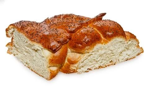 Butter curly bread Stock Photos