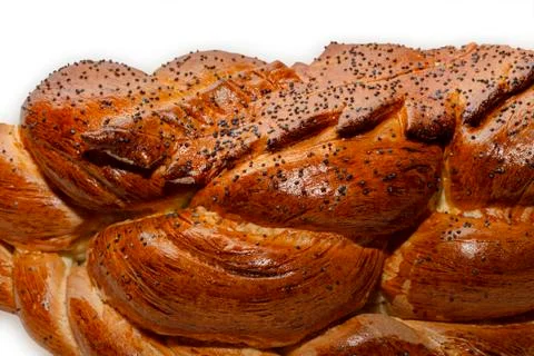 Butter curly bread Stock Photos