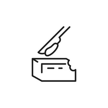 Butter Icon Stock Illustration