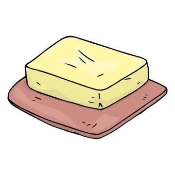 Butter Stock Illustration