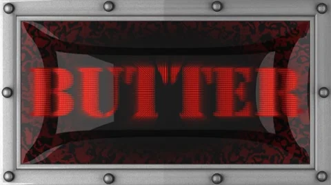Butter on led Stock Footage 8684126