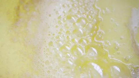 Butter melting and adding beetroot cubes Stock Footage 140268808