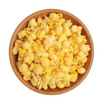 Butter popcorn Stock Photos