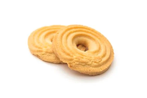 Butter ring biscuits Stock Photos