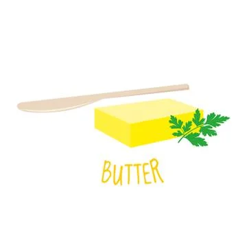 Butter vector illustration Stock Illustration