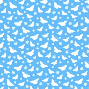 Butterflie pattern Stock Illustration