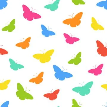 Butterflie pattern Stock Illustration