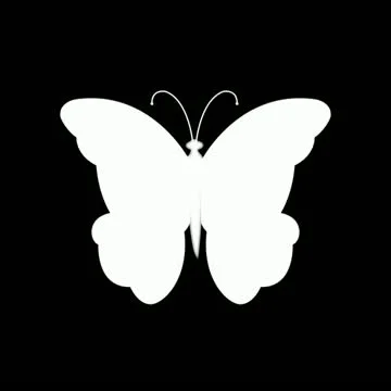 Butterflies Blue Motion Design Element 02 HD Video stock 10874951