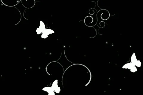 Butterflies Blue Wipe Stock Footage 10875026