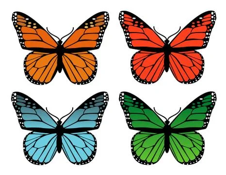 Butterflies design Stock Illustration
