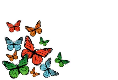 Butterflies design Stock Illustration