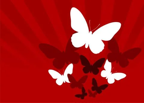 Butterflies Stock Illustration